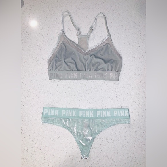Victoria’s Secret PINK Velvet Bralette and Panty Bundle - Picture 12 of 16